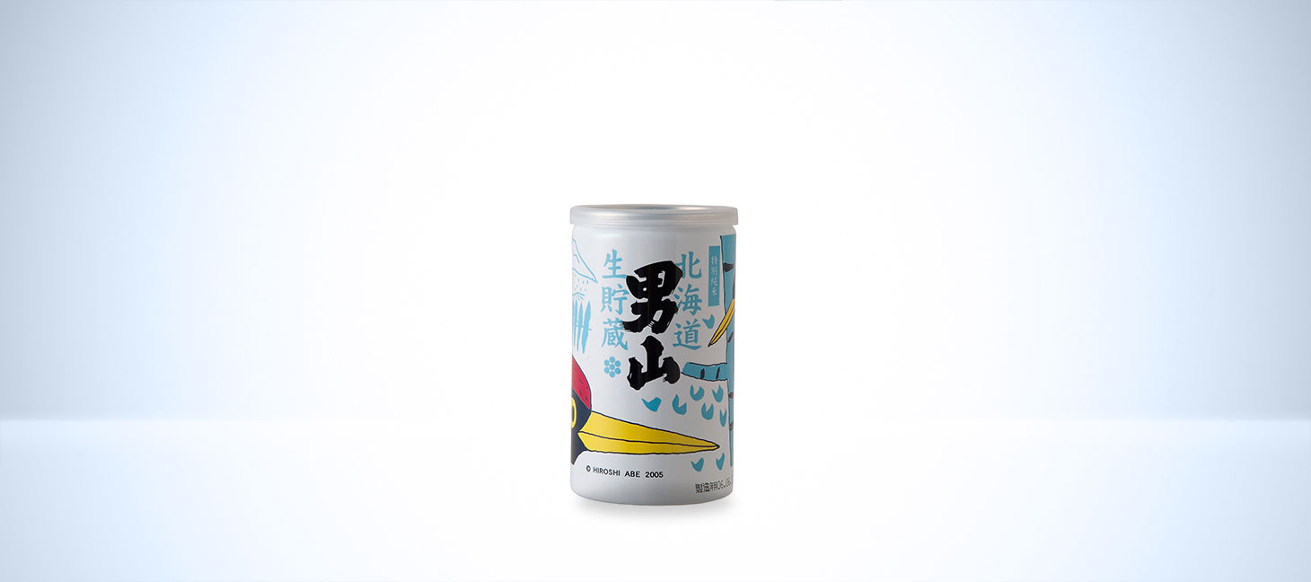 男山純米生貯蔵アルミ缶